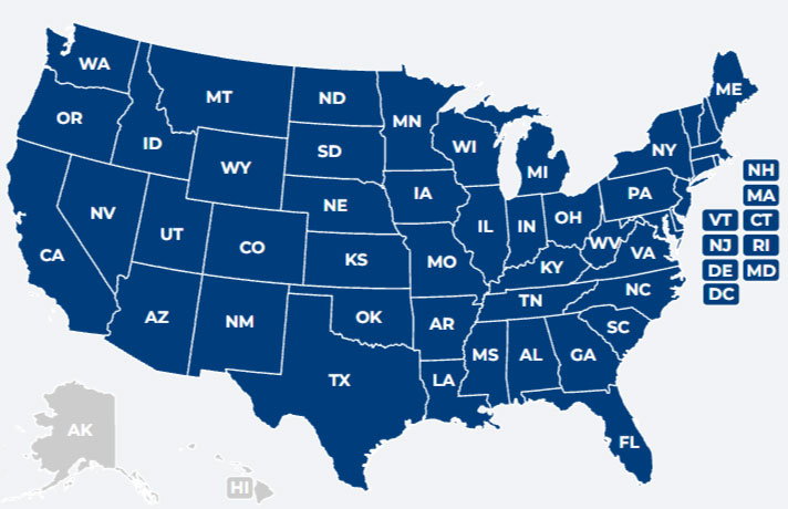 Waste Service Pro Service Area Map
