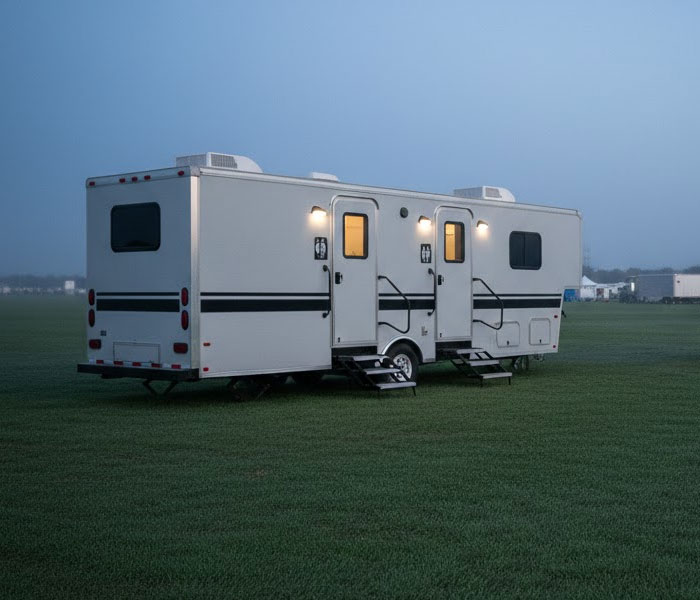 Luxury Restroom Trailer Rental